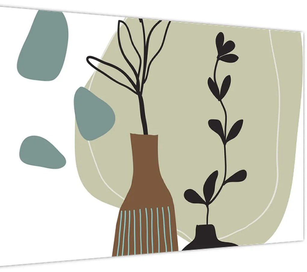 Obraz - Kvety vo váze N⁰2 (90x60 cm)