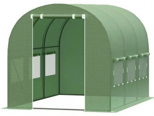 UV plachta na fóliovník s otvormi na dvere a okná bez konštrukcie 2x3m