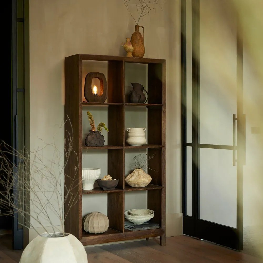 Hnedá stolová lampa (výška 30 cm) Kelafo – Light &amp; Living