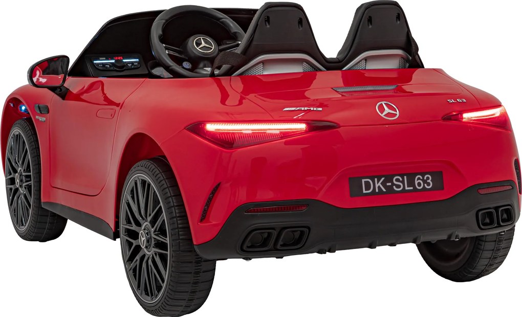 Ramiz Detské elektrické auto Mercedes Benz AMG SL63 Červené