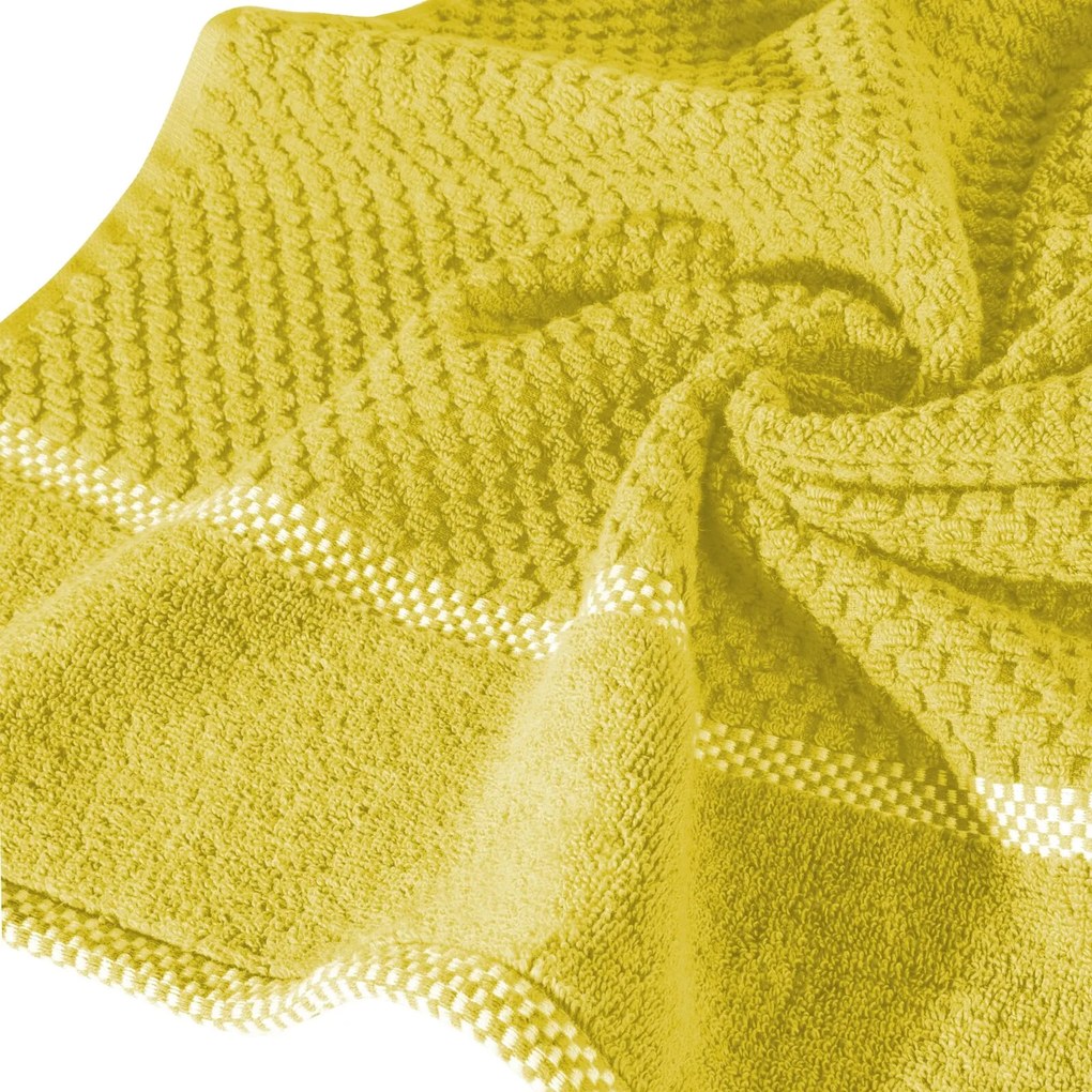 FROTÉ UTERÁK CALEB5 SADA 3KS 70X140 CM HORČICOVÁ