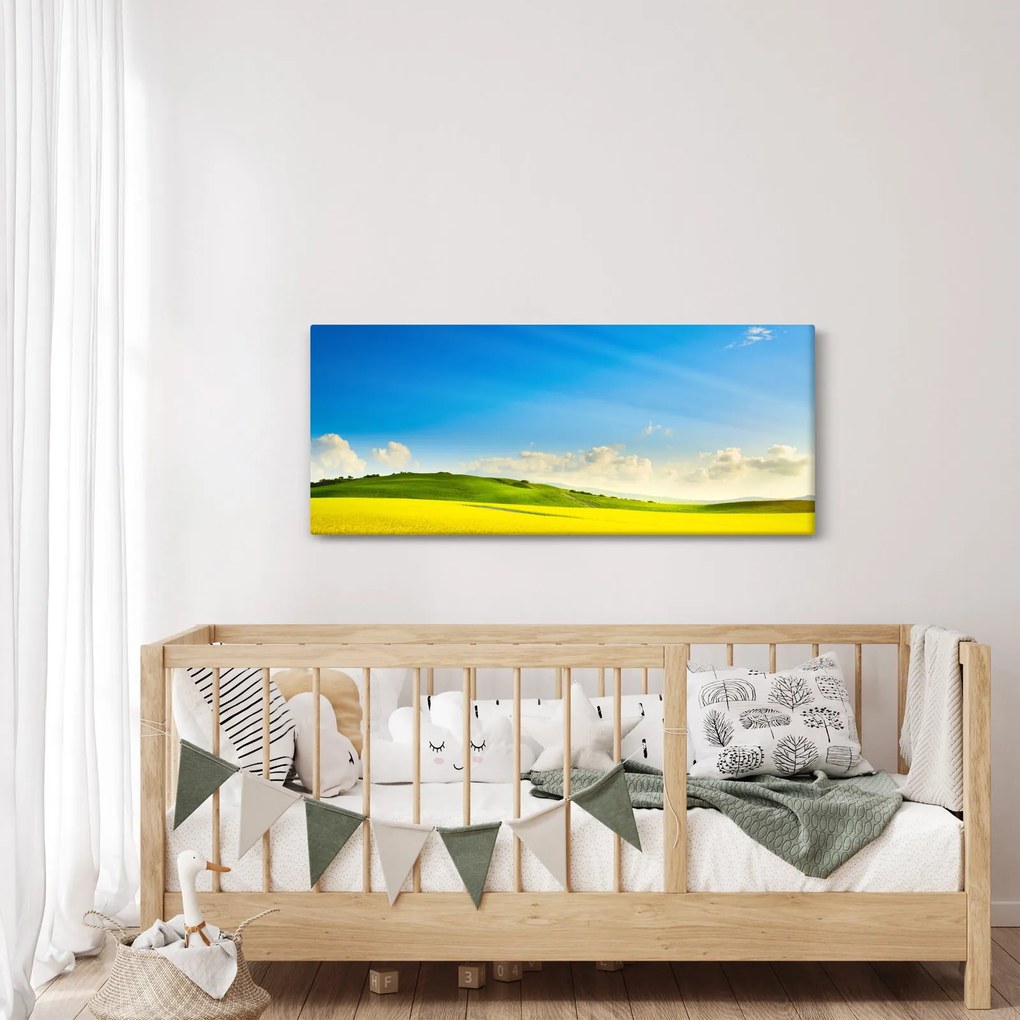 Obraz - Jarné nebo (120x50 cm)