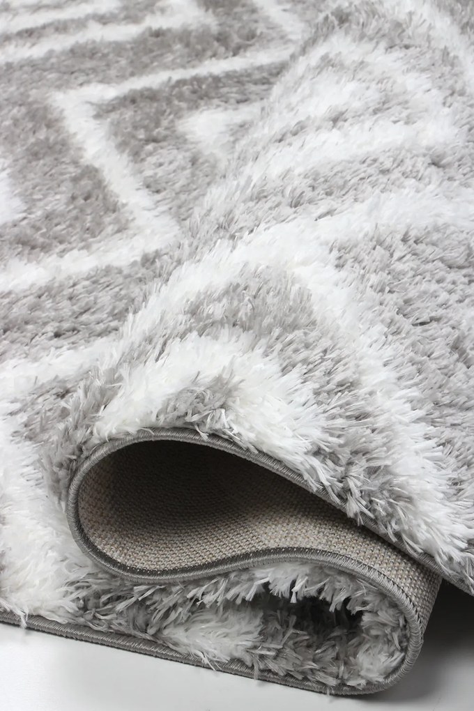 Koberec Boho 638 D.GREY/CREAM rozmery koberec: 60x100 cm