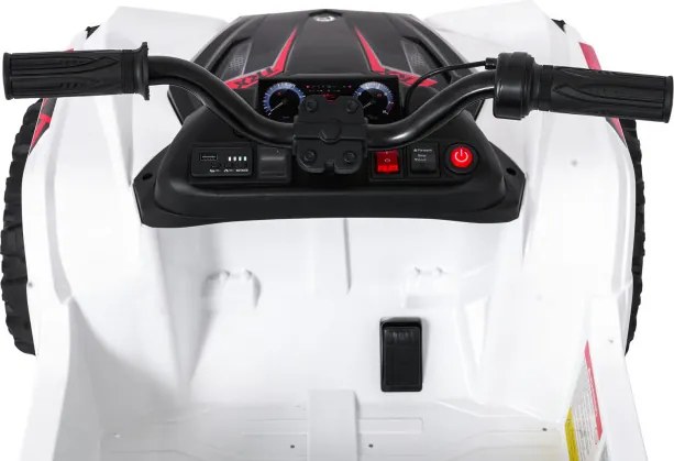 Elektrická štvorkolka Quad Sport TX 4 × 4 biela