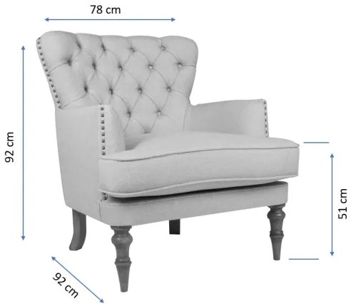 Kreslo SCOT béžové