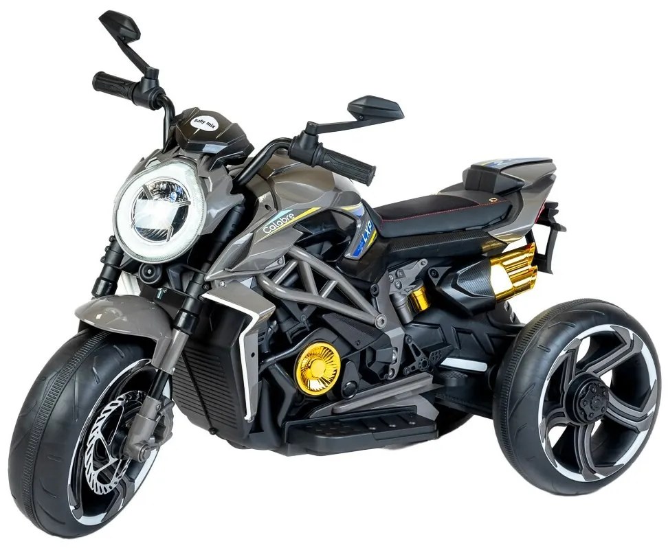Detská elektrická motorka Baby Mix Calabre čierna