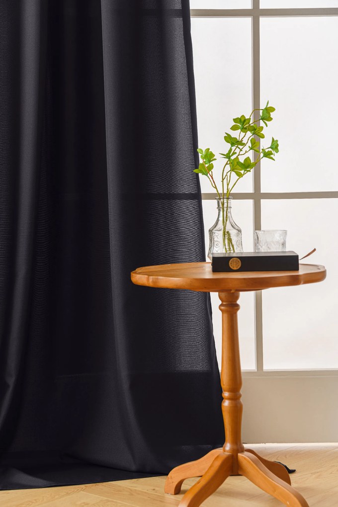 Záves OXFORD LIGHT 140x250 cm, tmavosivý Zavesenie: Riasiaca páska