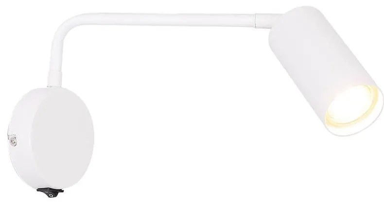 Biele kovové nástenné svietidlo Tina - Candellux Lighting