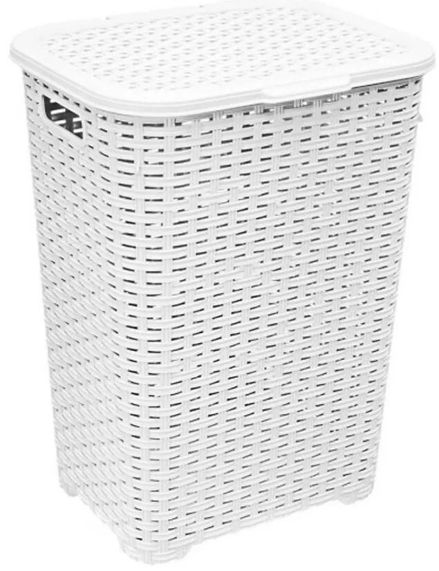 Katex Kôš na bielizeň 45 l ratan /biely/