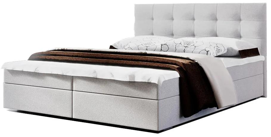 Čalúnená posteľ FADO 2 + rošt + matrac, 180x200, Cosmic 10