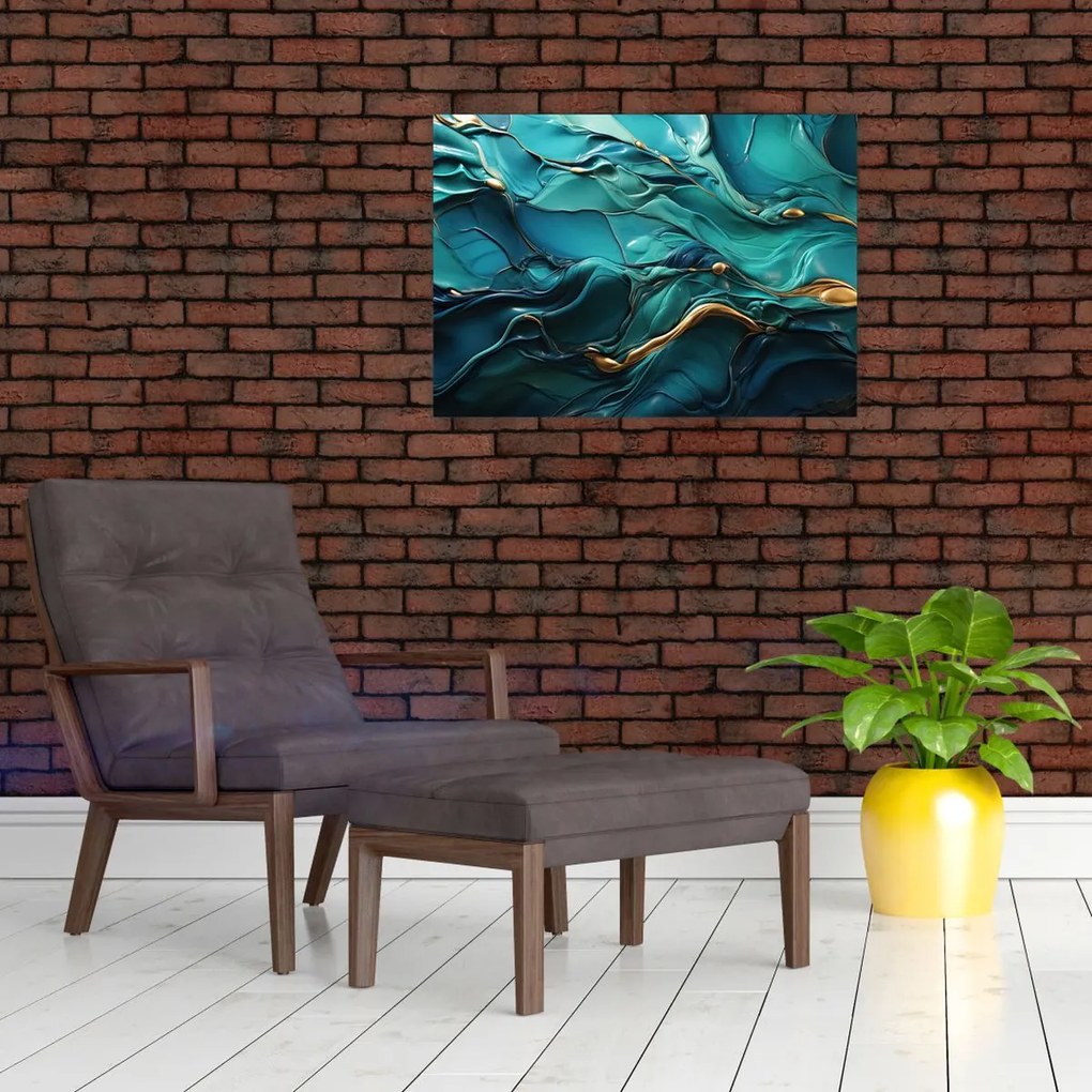Sklenený obraz - Abstraktné textúry (70x50 cm)
