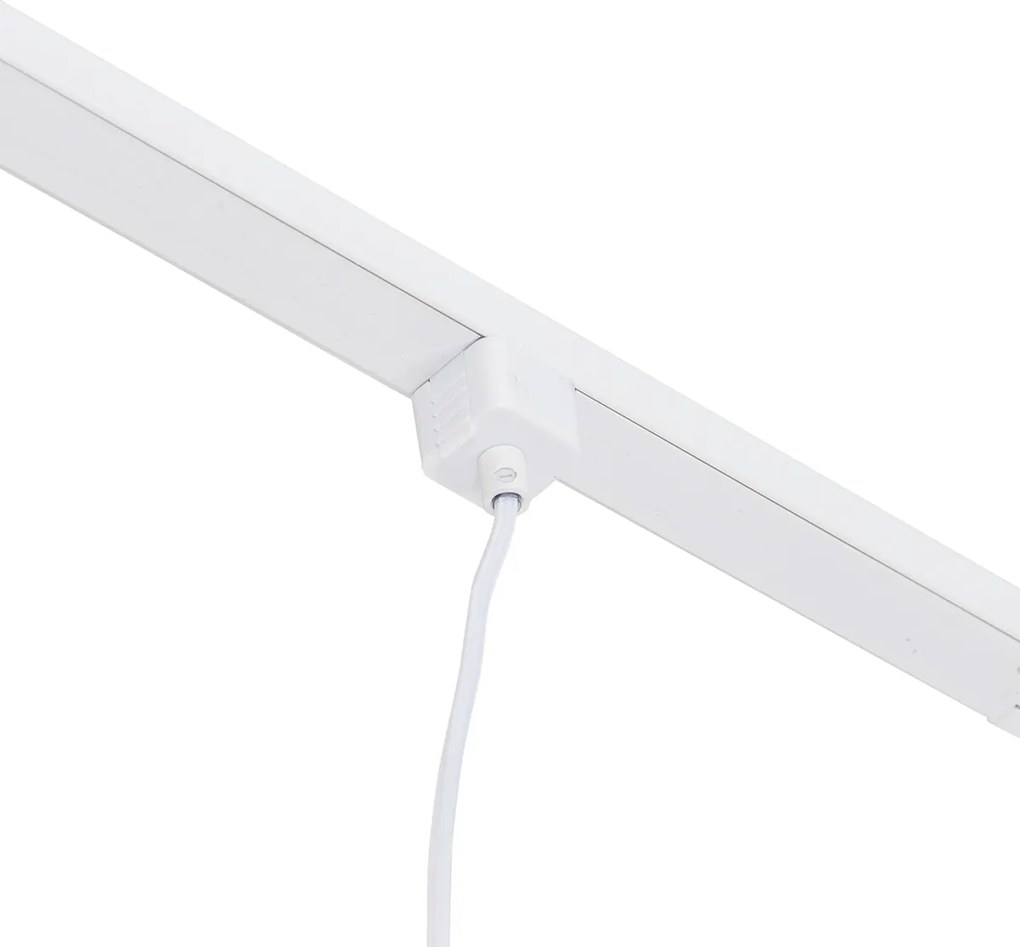 1-fázový koľajnicový systém s 3 reflektormi a závesnými svietidlami biela - Cavalux Jeana