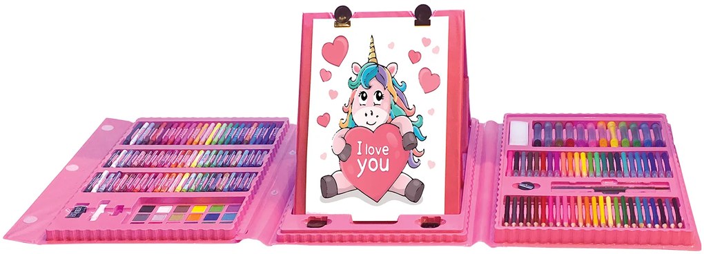 Bestent Ružová sada na maľovanie pre deti 176ks KID ART