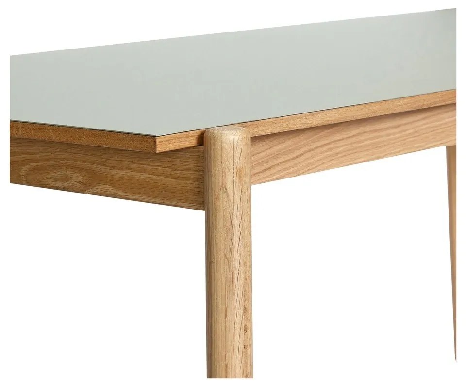 Jedálenský stôl z dubového dreva 107x190 cm Oblique – Hübsch