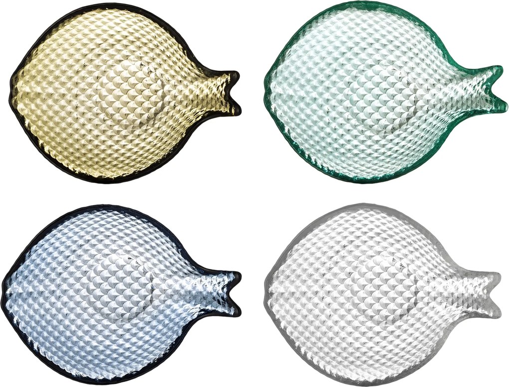 Bloomingville Sklenená mištička Yuta Multi Glass 120 ml – set 4 ks