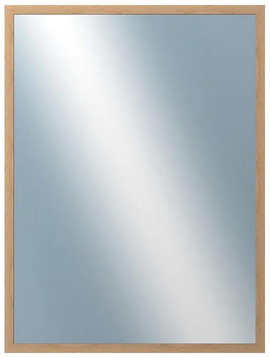 DANTIK - Zrkadlo v rámu, rozmer s rámom 60x80 cm z lišty KASSETTE dub (2863)