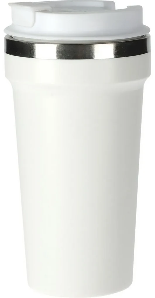 Termohrnček biela 500 ml, 17 cm