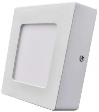 LED panel 120×120, štvorcový prisadený biely, 6W teplá biela