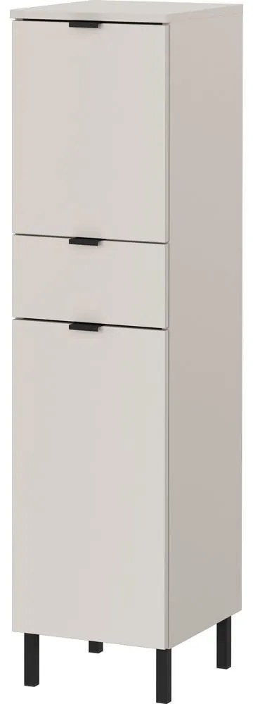 Krémová vysoká/úzka kúpeľňová skrinka 30x120 cm Arcena – Germania