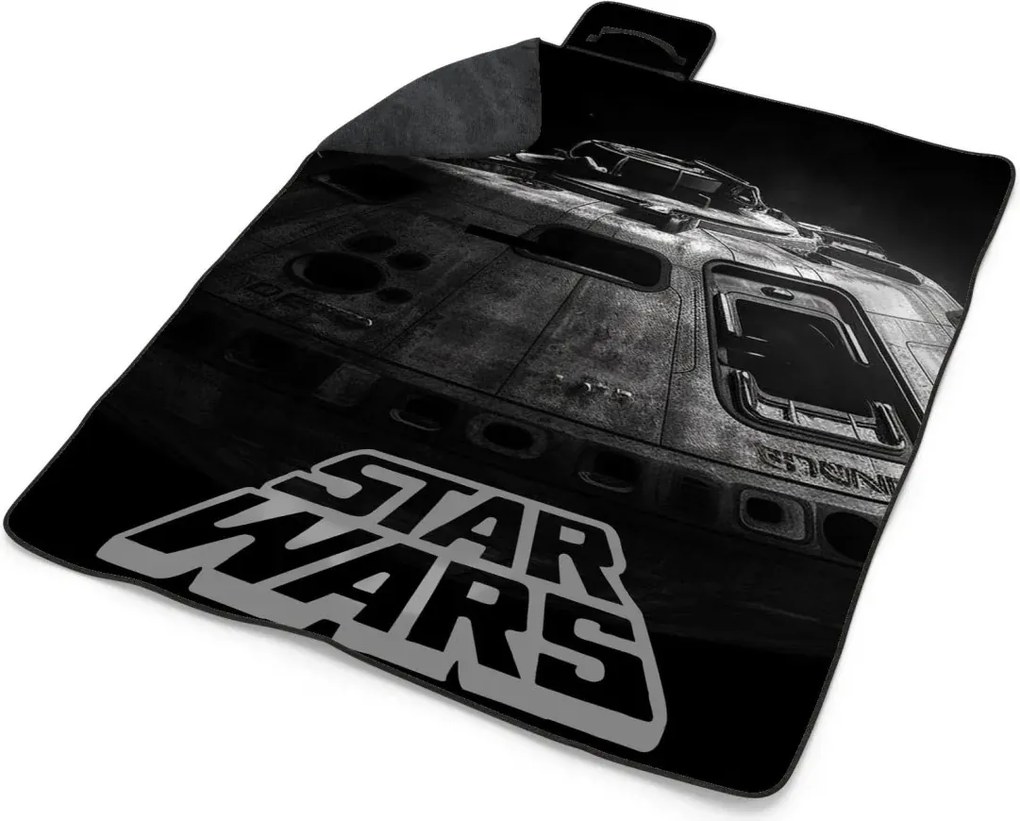 Sablio Plážová deka Star Wars Vesmírna loď: 200x140 cm