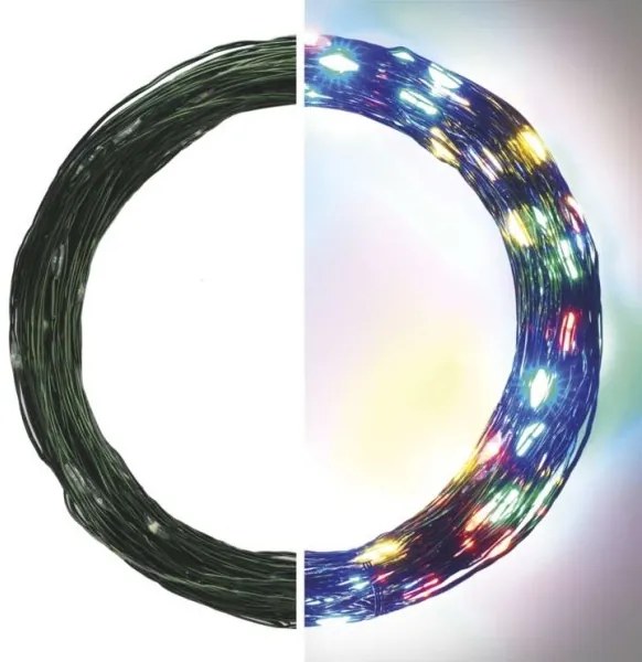 LED Vianočná vonkajšia reťaz 150xLED/20m IP44 multicolor