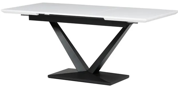 Autronic BONTEC Jedálenský stôl rozkladací 140-180x85 cm, mdf HT-W1630 WT Farba: Biela