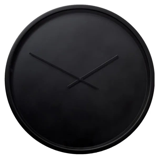 Čierne nástenné hodiny Zuiver Time Bandit