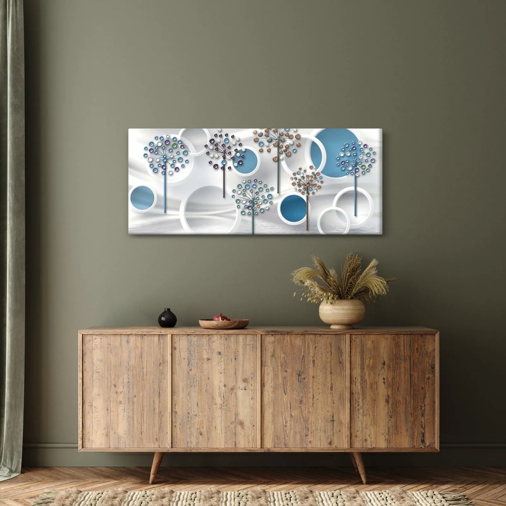 Obraz umelecké abstrakcie (120x50 cm)