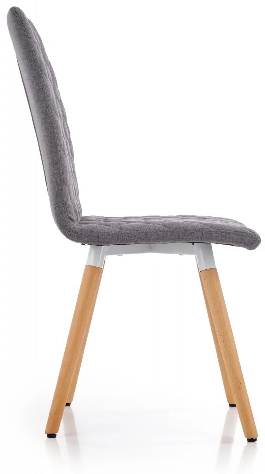 Jedálenská stolička Loon sivá