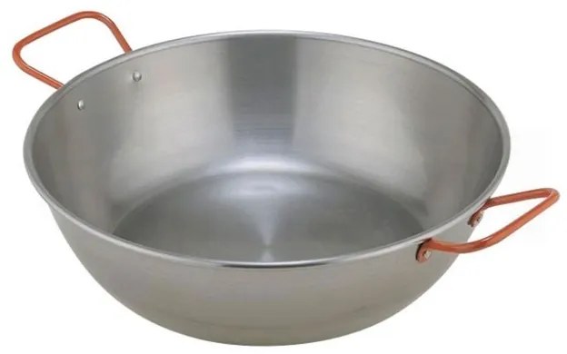 Wok panvica Paella leštená oceľ 36cm 53061