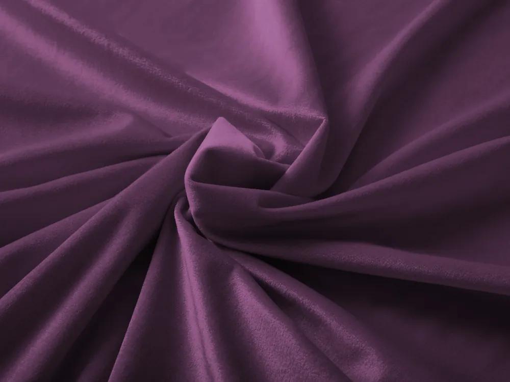 Biante Zamatová obliečka na vankúš SV-020 Tmavo fialová 45 x 45 cm