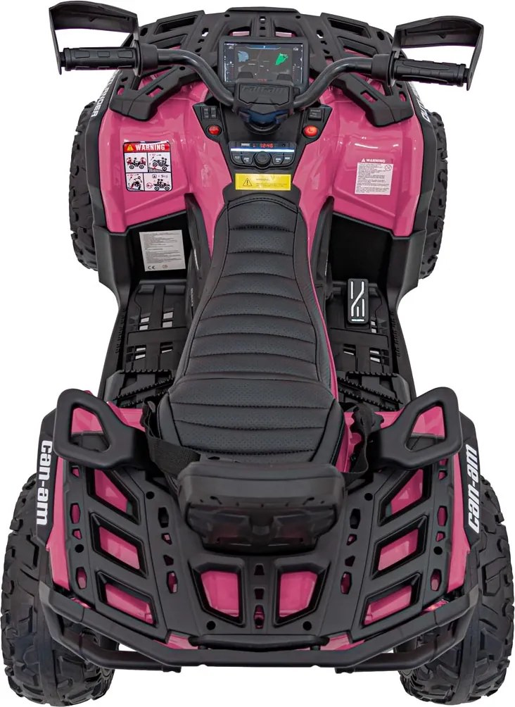 Ramiz Štvorkolka Can Am Outlander ATV ružová