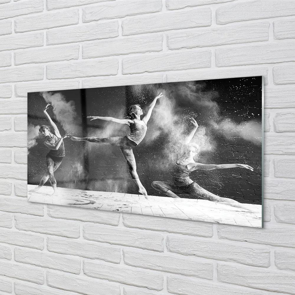 Nástenný panel  Dámska Balerínky dym 125x50 cm