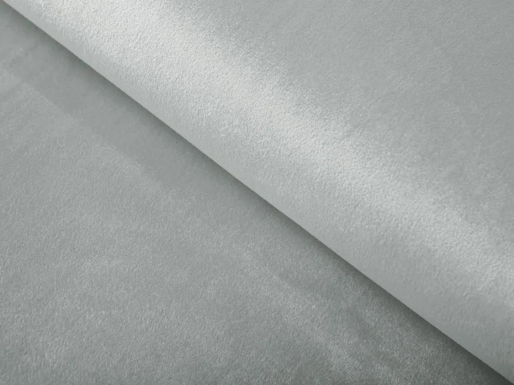 Biante Zamatový oválny obrus SV-029 Cementovo sivý 100x160 cm