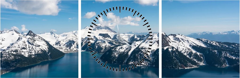 Obraz - Garibaldi Park (s hodinami) (90x30 cm)