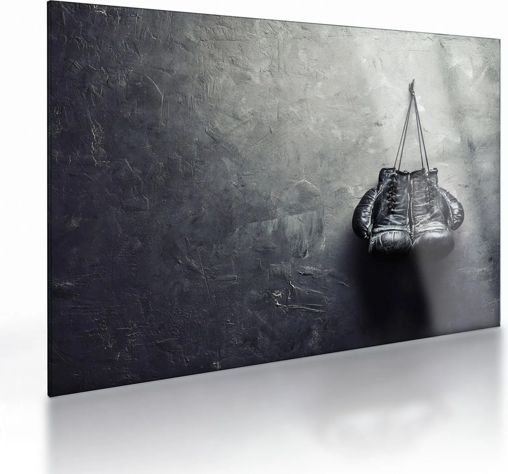 Sklenený obraz boxerských rukavíc (70x50 cm)