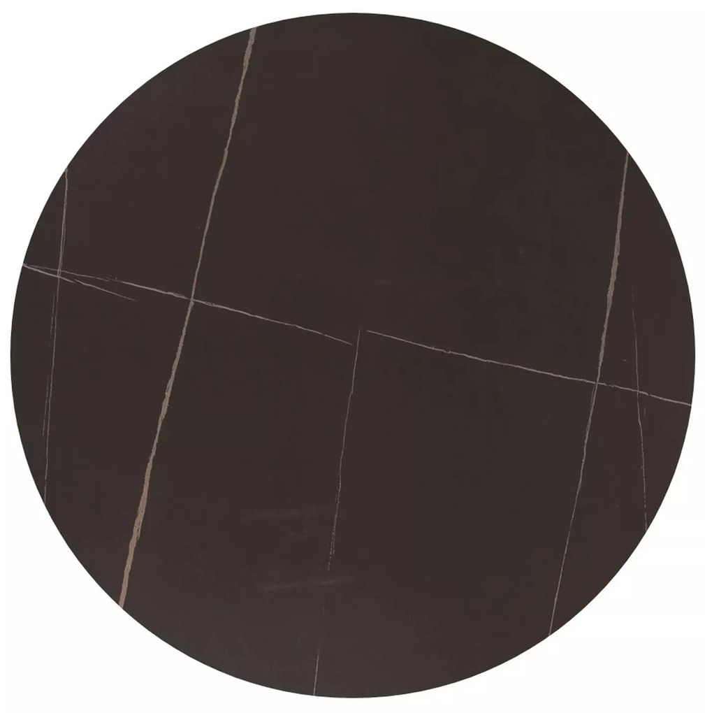 Kulatý jídelní stůl Espero 80 cm černý