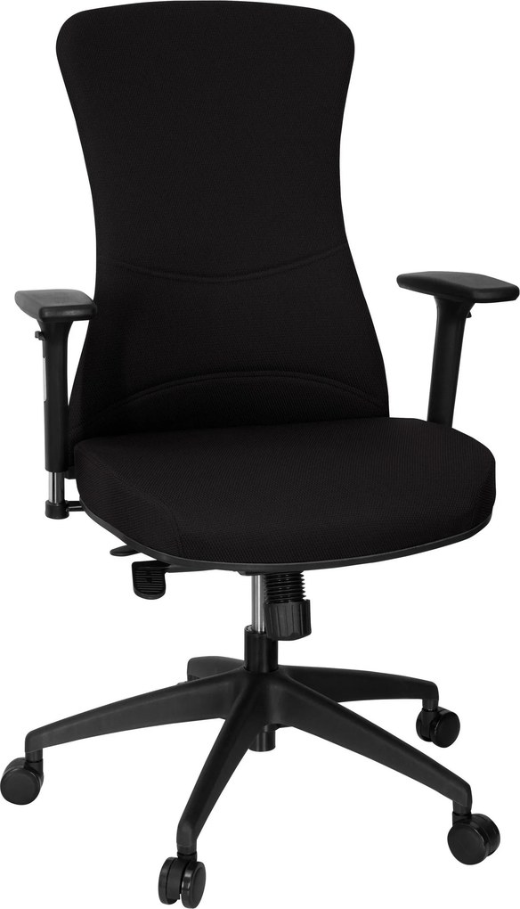 XXXLutz OTOČNÁ STOLIČKA, plochá tkanina, čierna MID.YOU - Online Only kancelárie - 001918038601