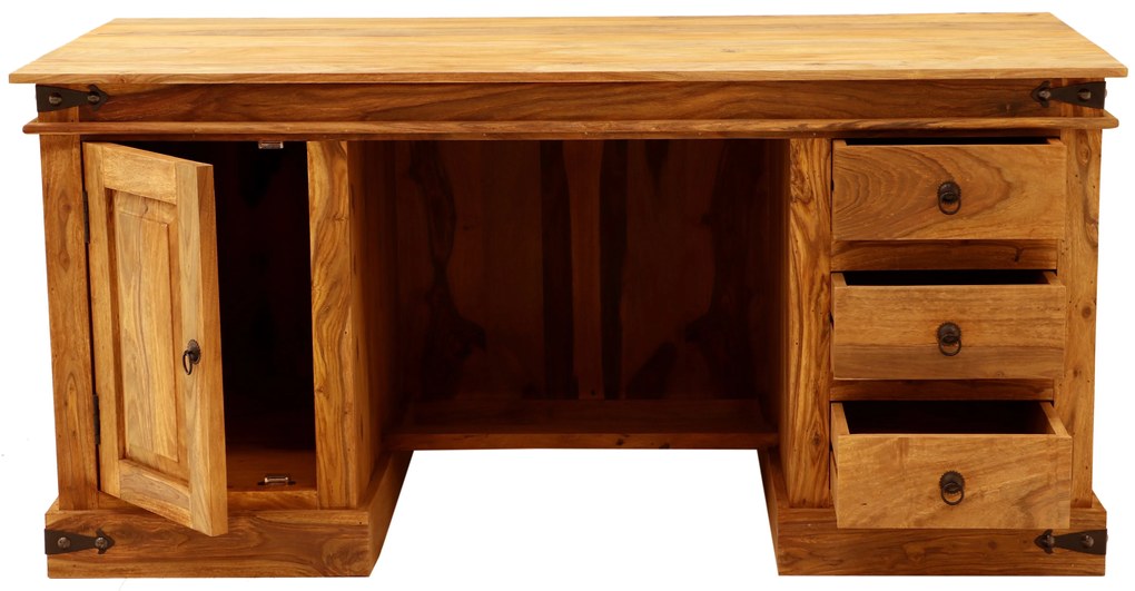 furniture-nabytek.cz - Pracovný stôl z masívneho palisandrového dreva 160x76x80