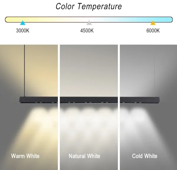 Immax NEO 07306L-LED Stmievaný luster na lanku MADEIRA 26W/230V Wi-Fi Tuya 122 cm čierna