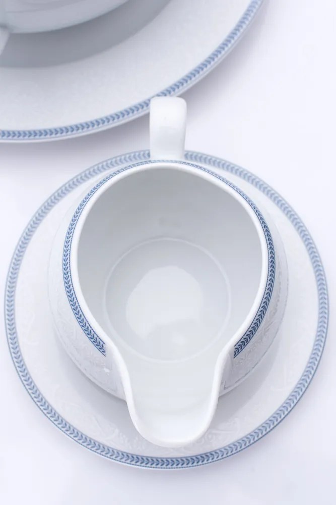 Jídelní souprava, karlovarský porcelán, Thun, Opal, krajka, 25 dílná
