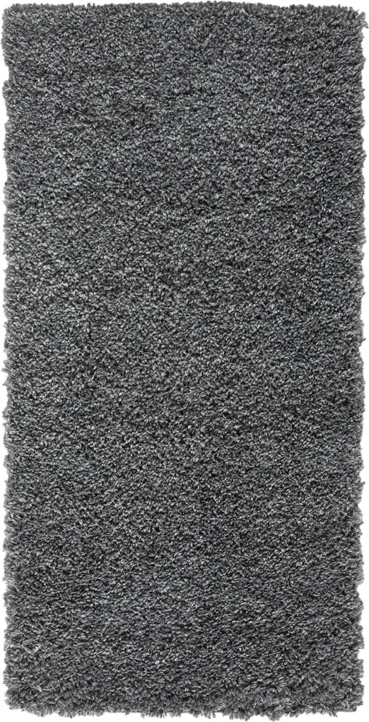 Kusový koberec My Shaggy dunkelgrau, 70x140, šedá, chodba / predsieň, My Flair