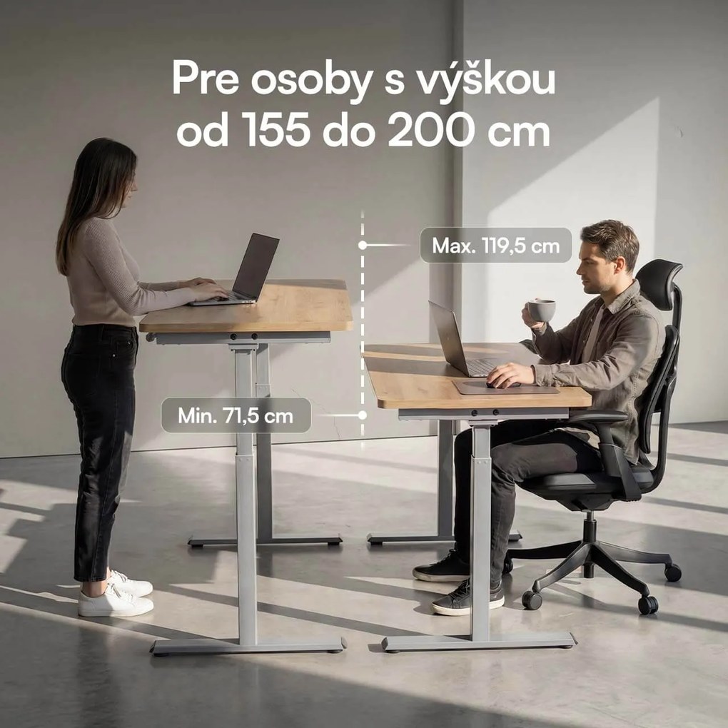 Liftor Entry výškovo nastaviteľný polohovateľný stôl