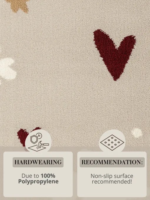 Detský koberec Hanse Home ADVENTURES AMORI béžový / krémový