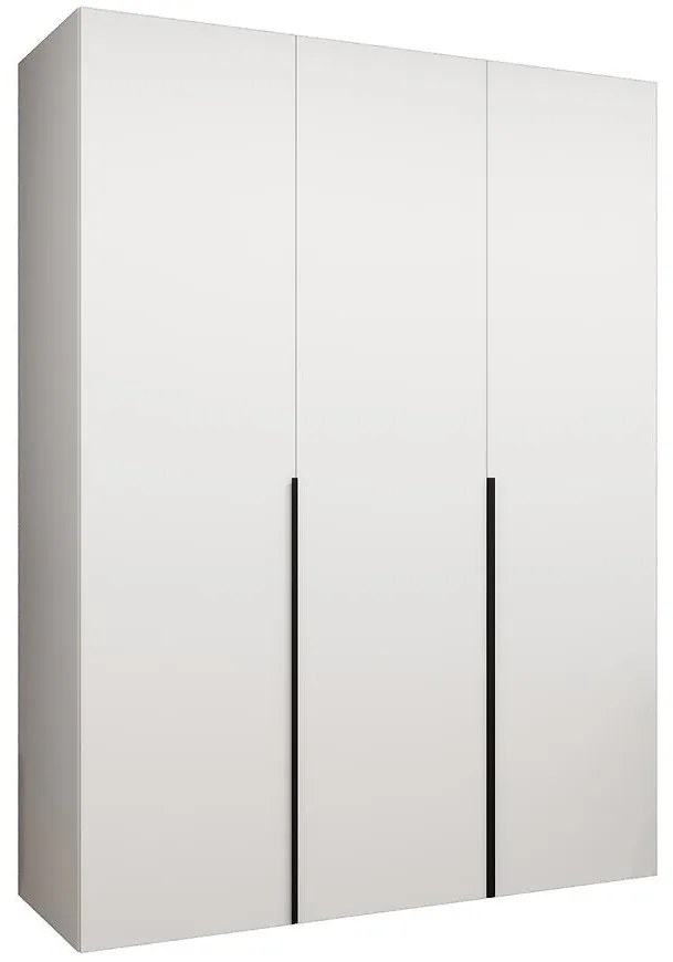 Skriňa Alicante I 150 biela/čierna