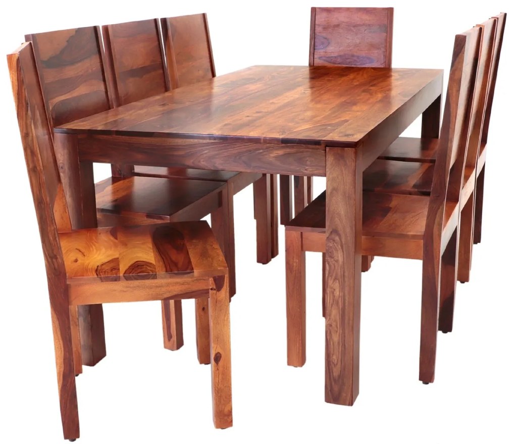 furniture-nabytek.cz - Jedálenský set pre 8 osôb z indického masívu palisander