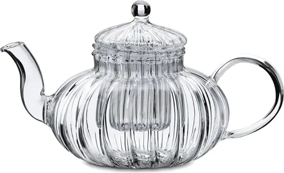 Sklenená čajová kanvica Ripple