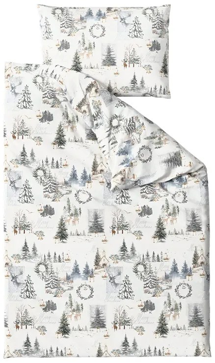 Bavlnené obliečky WINTER WHISPER farebné Rozmer obliečky: 70 x 90 cm | 140 x 200 cm