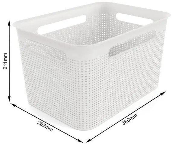 Rotho Pojazdný stojan, regál s 3 košíkmi, BRISEN TOWER, biela/antracit