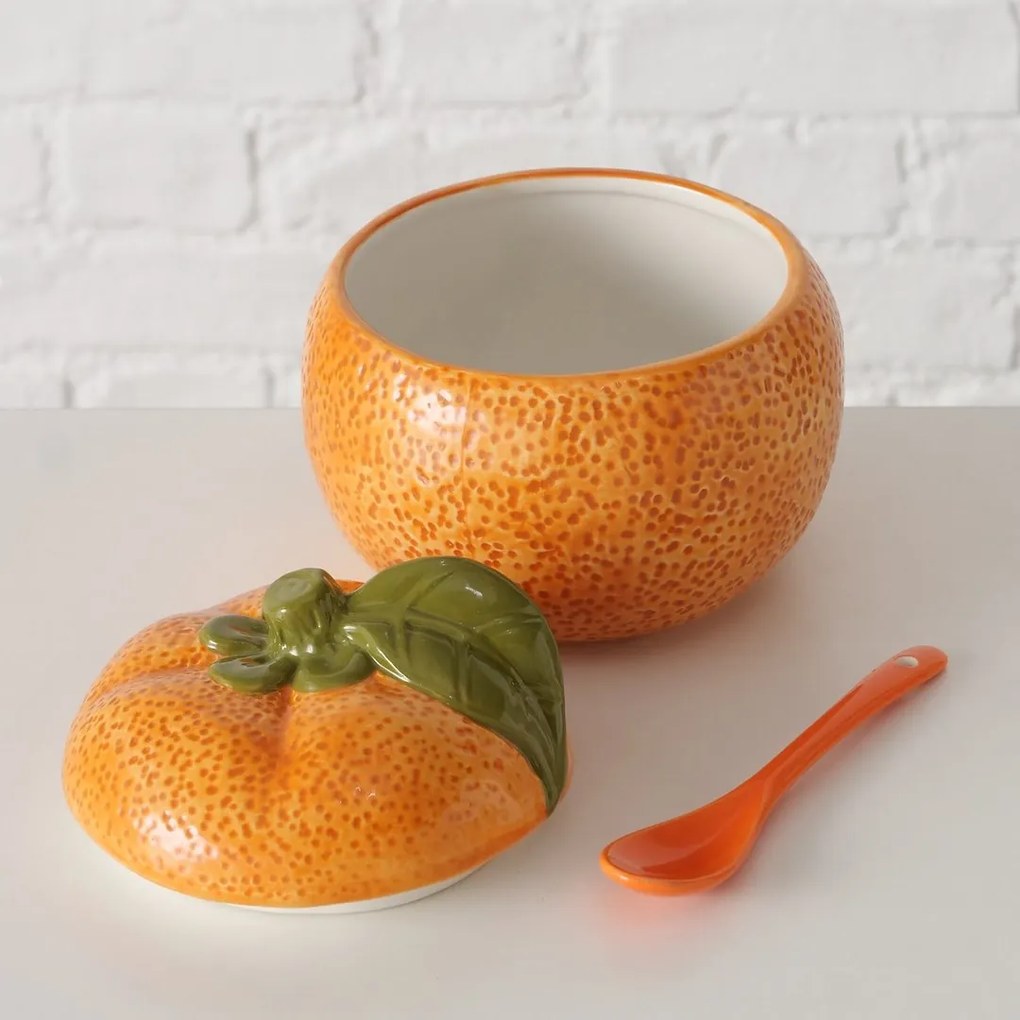 BOLTZE Keramická cukornička Orange, 480 ml